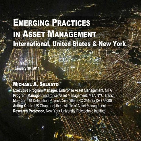 Emerging Practices in Asset Management International, United States ...