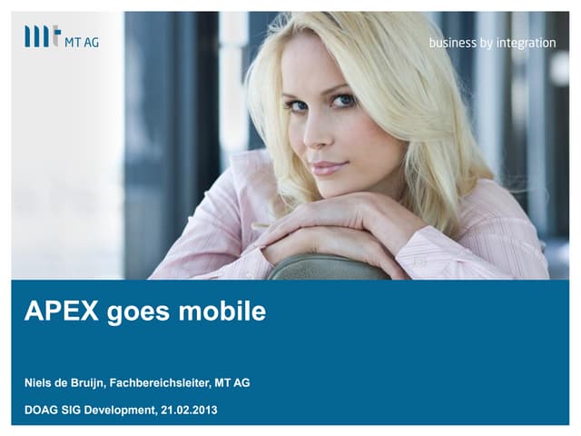 MT AG APEX goes Mobile
