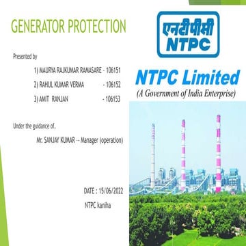 MTA GENERATOR PROTECTION .PPT.pptx