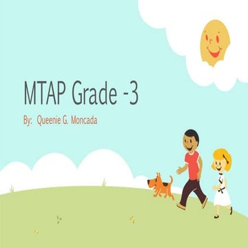 Mtap grade 3 session 4 5 6 | PPT