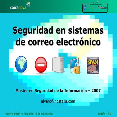 Seguridad en sistemas de correo electrónico