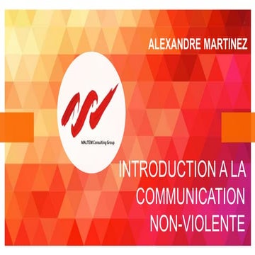 Introduction à la Communication Non Violente