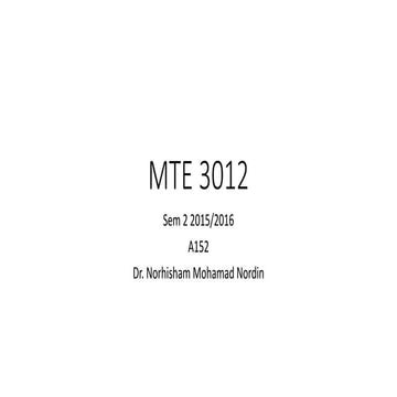 Mte 3012   day 1