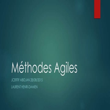 Méthodes agiles j certif Abidjan
