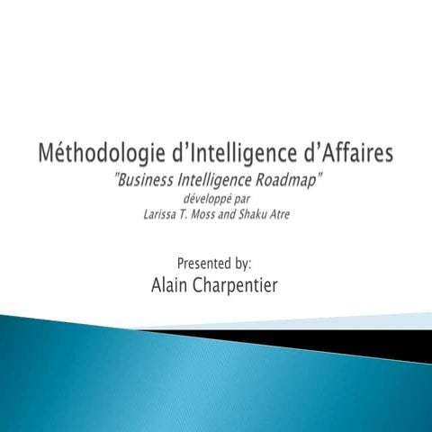 Méthodologie D’Intelligence D’Affaires