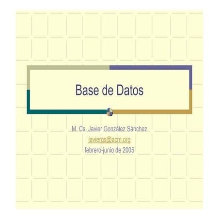 200508 - Bases de Datos