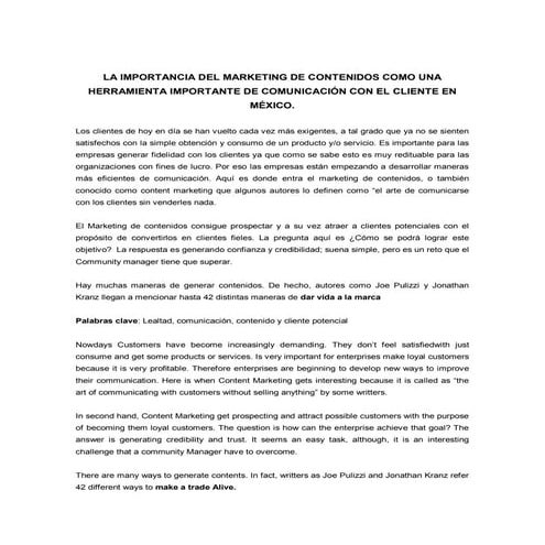 Mtk de contenido artículo