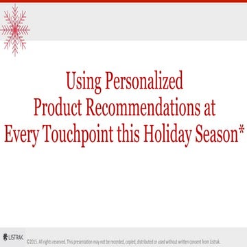 Email Personalization With Listrak