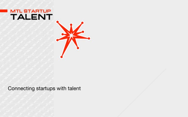 mtlstartuptalent @ mtlpy