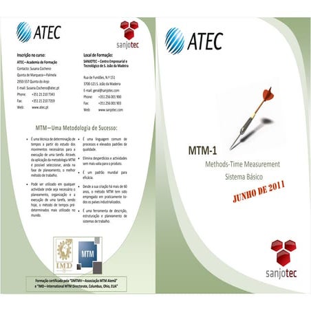 Novo curso de MTM-1 / Sistema Básico em Junho | PDF