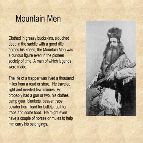 Mtn Man Biographies | PPT