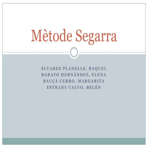 Mètode Segarra