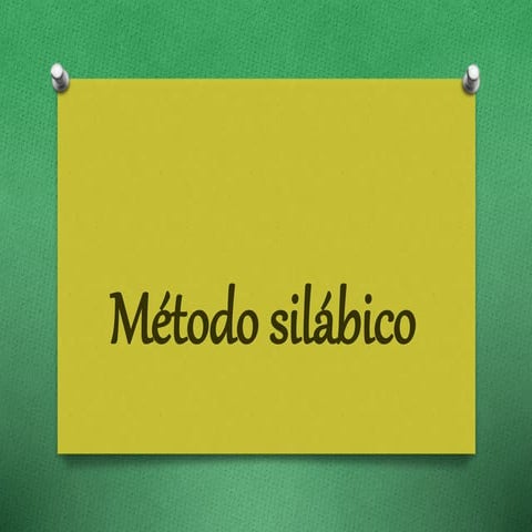 Método silábico