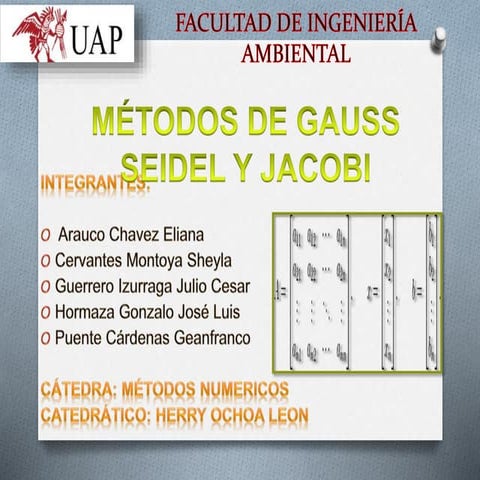 Método gauss seidel