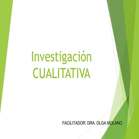 Métodos cualitativos