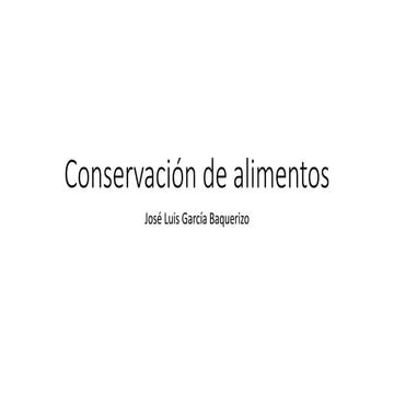 Métodos de conservación de alimentos | PPTX