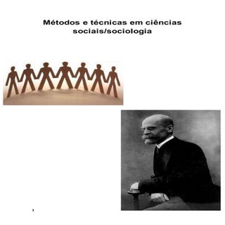 Métodos e técnicas em ciências sociais