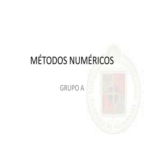 Métodos numéricos2