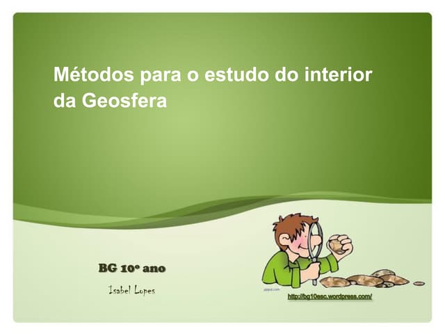 Métodos para o estudo do interior d...