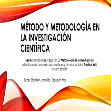 Método y metodología en la investigación bj