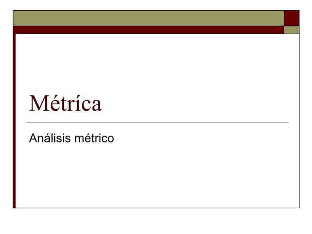 mètrica