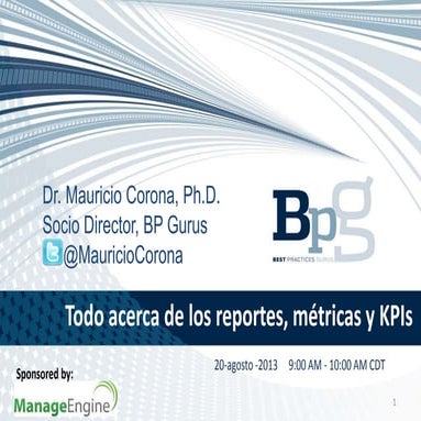 Métricas KPI's y reportes