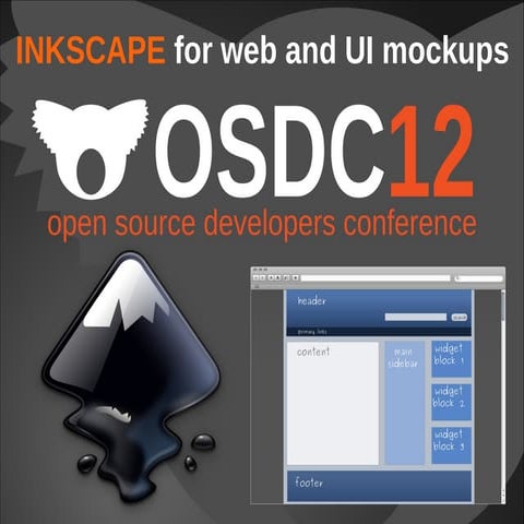 Inkscape for web and UI mockups