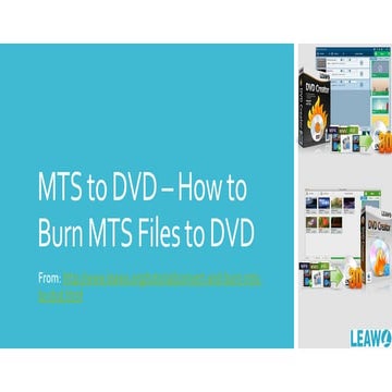 Recover MTS videos | PPT