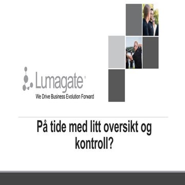MTUG - På tide med litt oversikt og kontroll?
