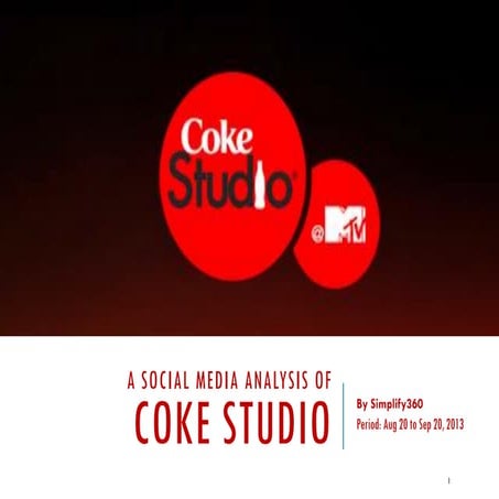 The Popularity of MTV’s Coke Studio on Social Media is on a Downward Trend [R...