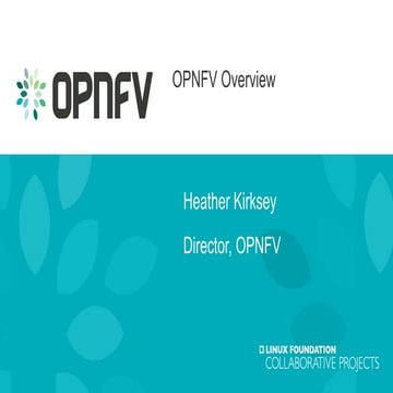  OPNFV Overview 
