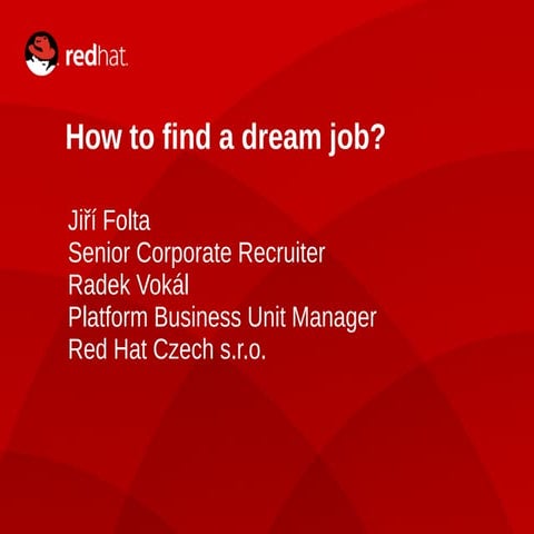 How to find a dream job