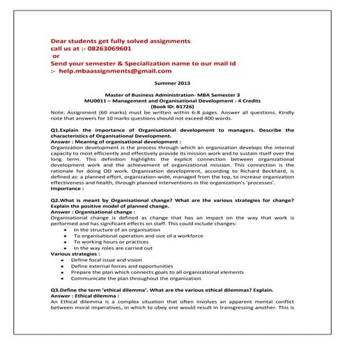 Core Values and Ethics for Oraganizational Development .pptx