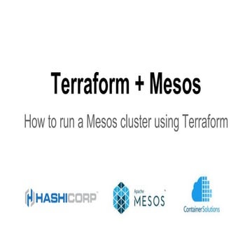 Terraform + Mesos