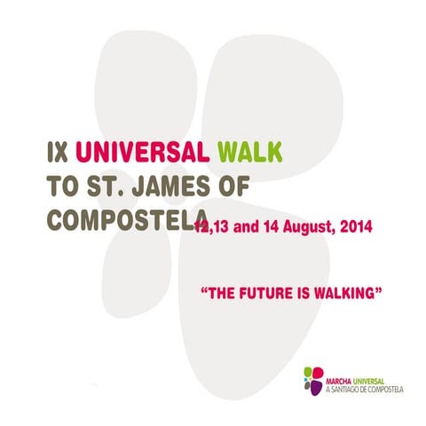 IX UNIVERSAL WALK TO ST. JAMES OF COMPOSTELA