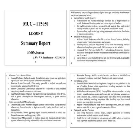 MUC -Summary - Lessons.docx