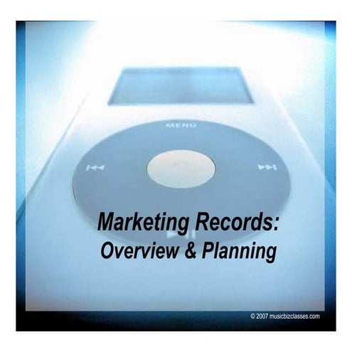 MUC110.LEC3 Intro to Record Marketing