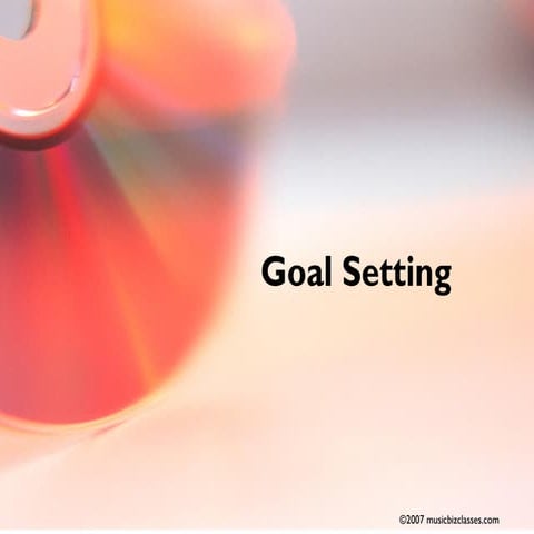 MUC295 LEC2 Goal Setting