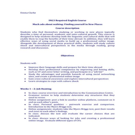 * Much ado description