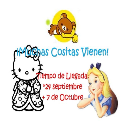 Muchas cositas vienen!