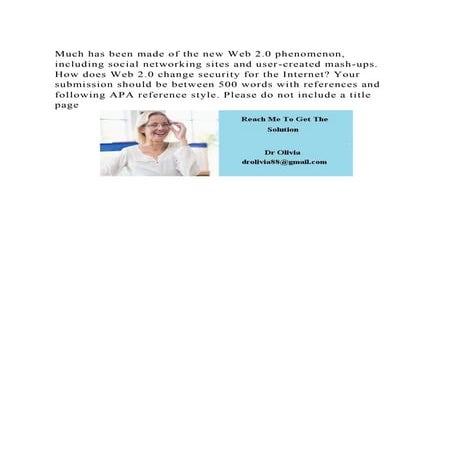 Much has been made of the new Web 2.0 phenomenon, including social n.docx