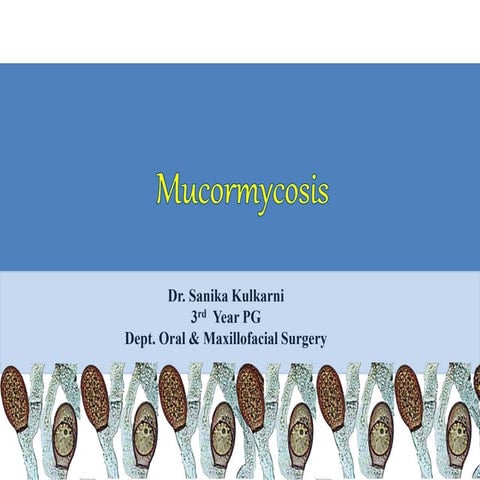 Mucormycosis in head and neck region