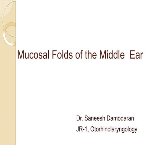 Mucosal folds of Middle Ear.pptx