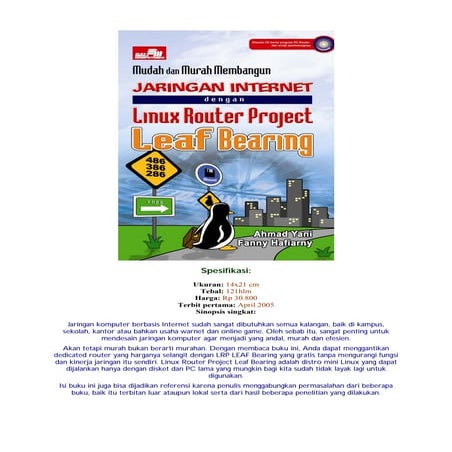 Mudah dan murah membangun jaringan internet