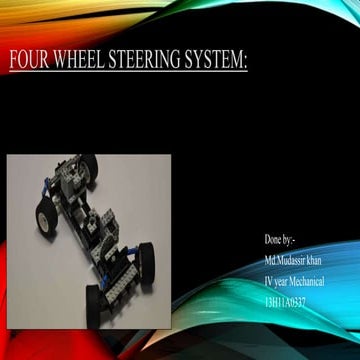 Four Wheel Steering System.