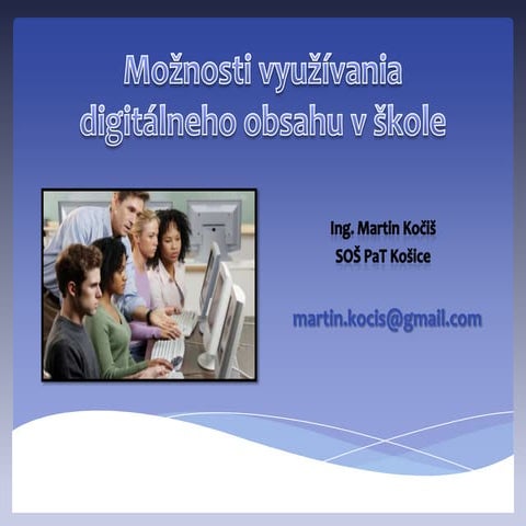 Digitalizacia vo vyučovaní