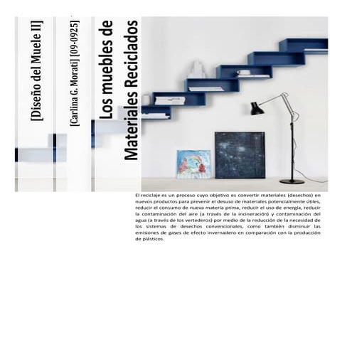 Muebles de materiales reciclables1