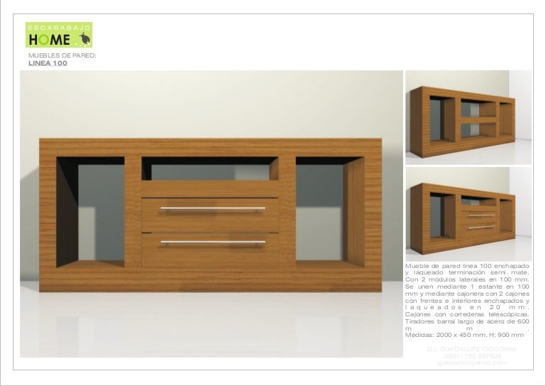 Muebles Linea 100 - Home Furniture