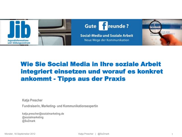 Wie Sie Social Media in Ihre sozial...