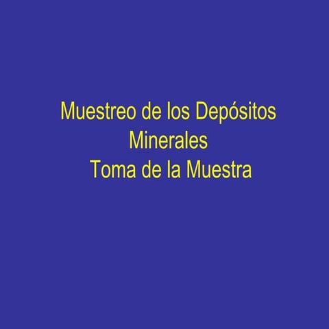 Muestreo
